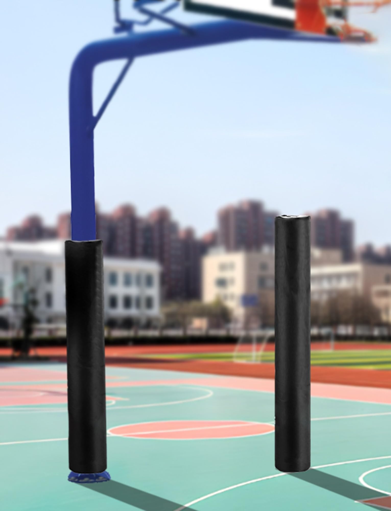 Genérico Protector Universal for Postes de canastas de Baloncesto y Entrenamiento de MMA, Funda Protectora contra Impactos en 4 Lados, Almohadilla de Seguridad for Exteriores Apta