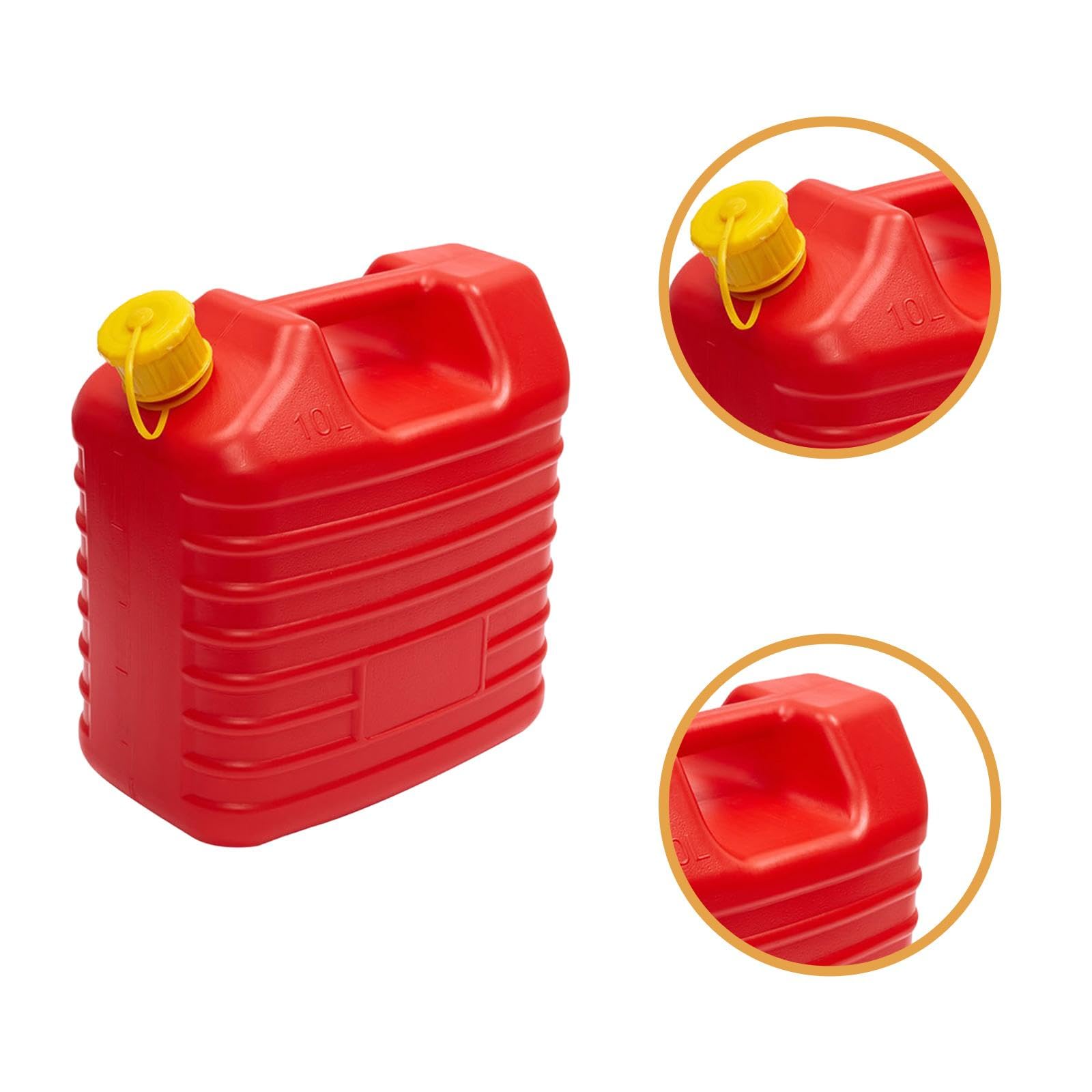 Tanica per Carburante Multiuso in Pp Contenitore Benzina Portatile con Manico Serbatoio Olio per Veicoli Jerrycan per Trasportare Liquidi Adatto per, 10 L