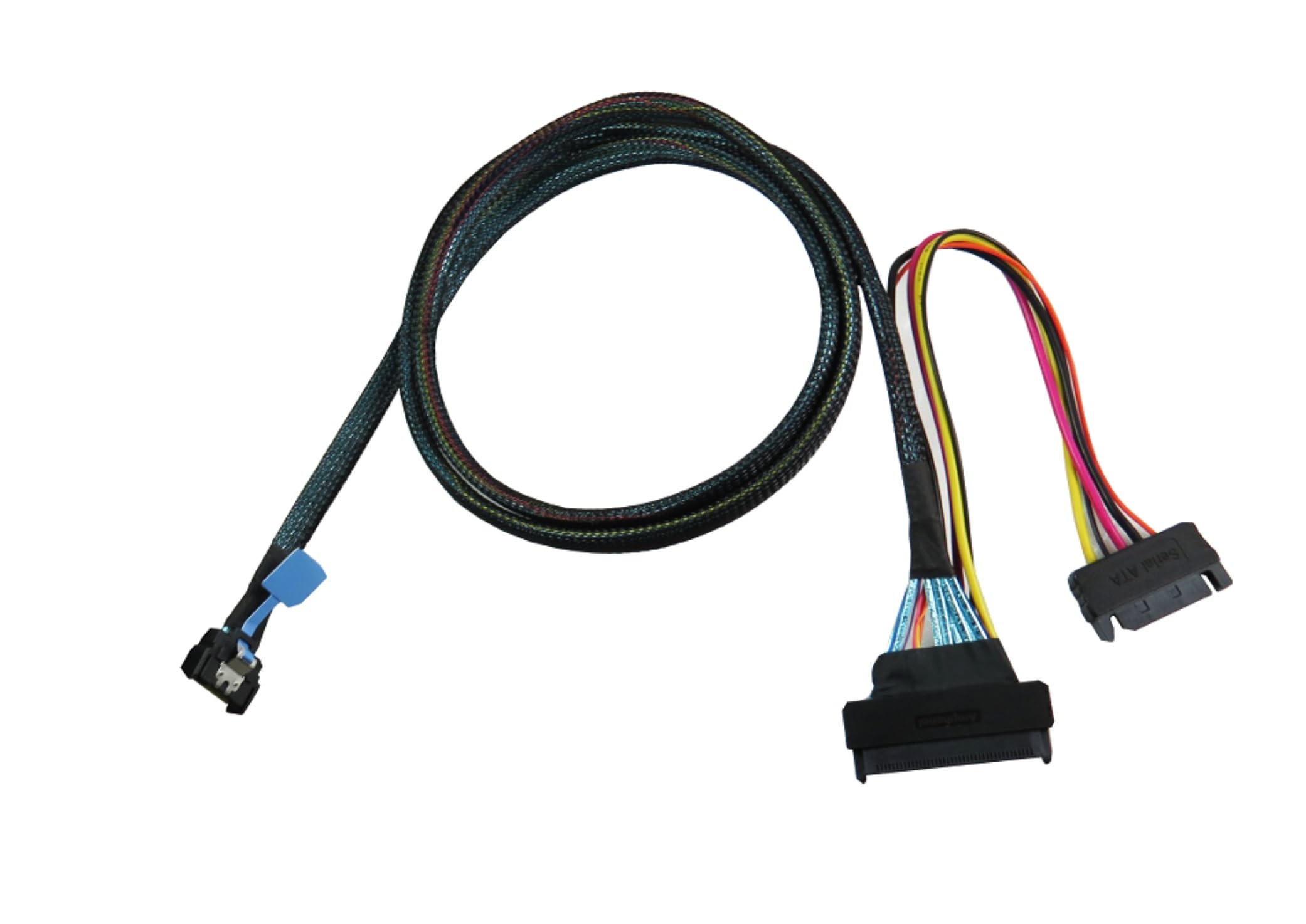 MCIO 38P to U.3 Cable, L: 100cm PCIe 5.0