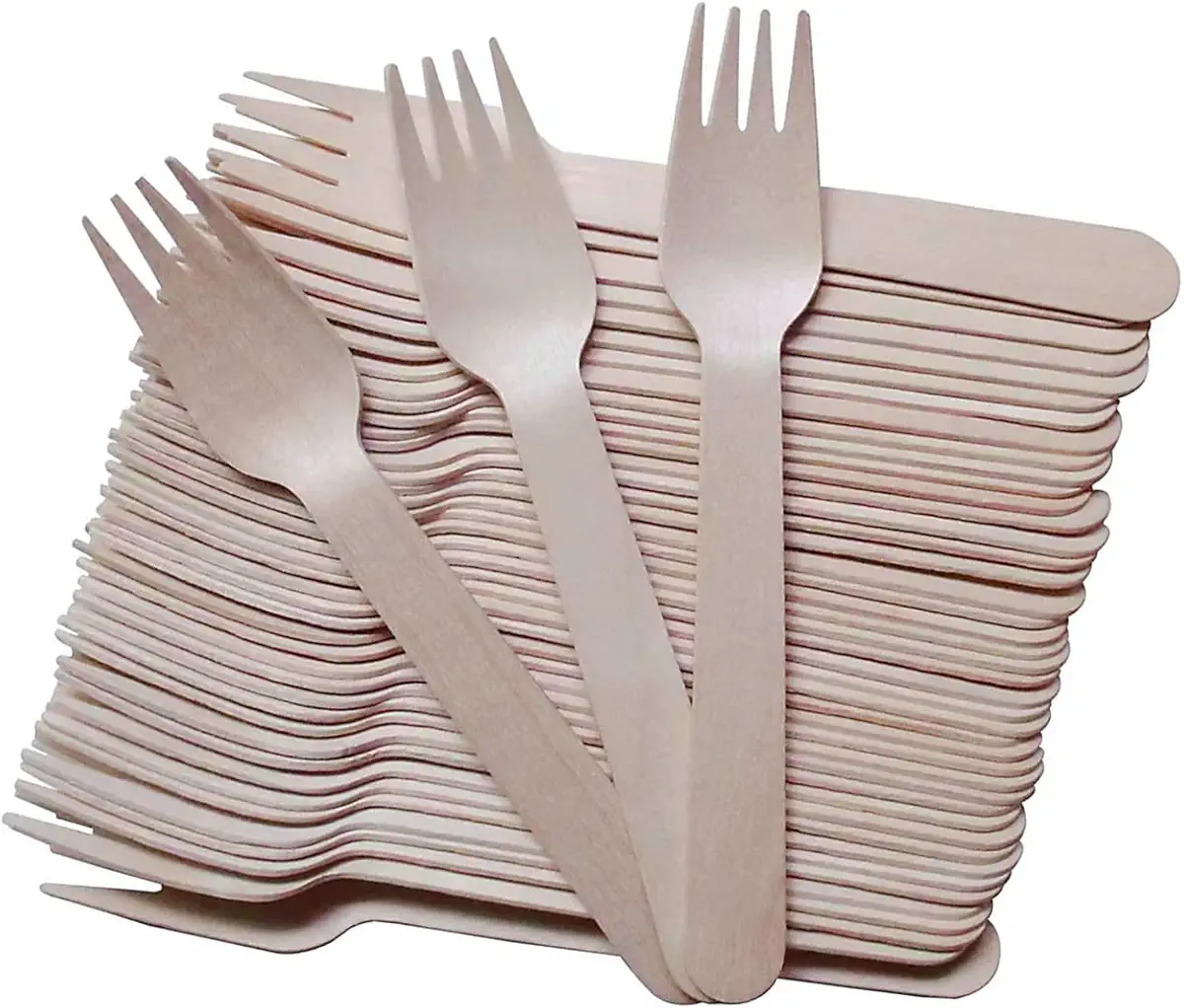 400 Count Disposable Wooden Forks,More Environmentally Friendly Than Disposable Plastic Silverware,Biodegradable and Compostable,Suitable for Parties,Weddings,Camping Events