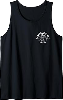 Saddleback Forsaken Desert White Logo Lightweight Graphic Tank Top