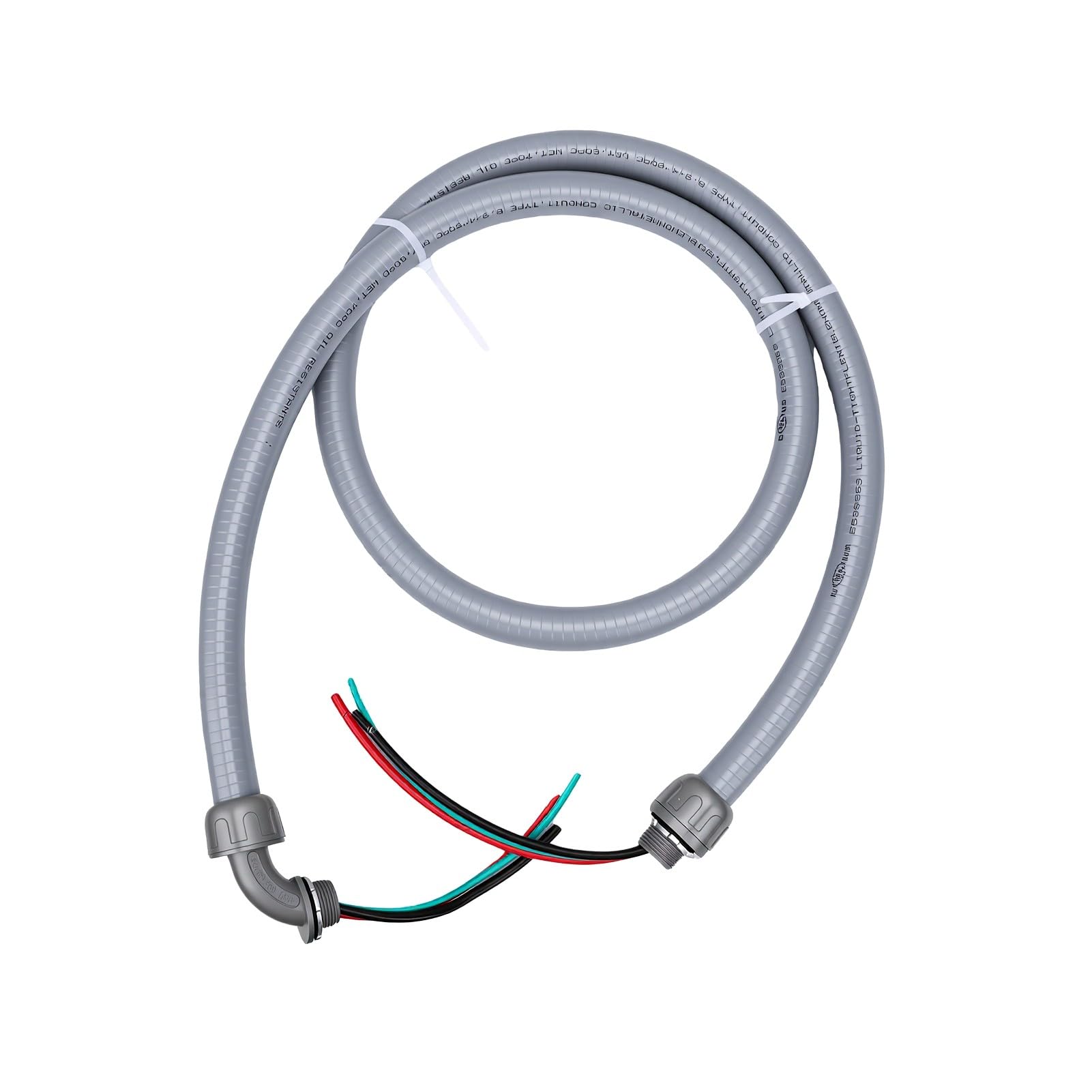 Fafeicy AC Whip Kit, 3/4 Cala 6 Stóp Niemetalowy Elastyczny Przewód