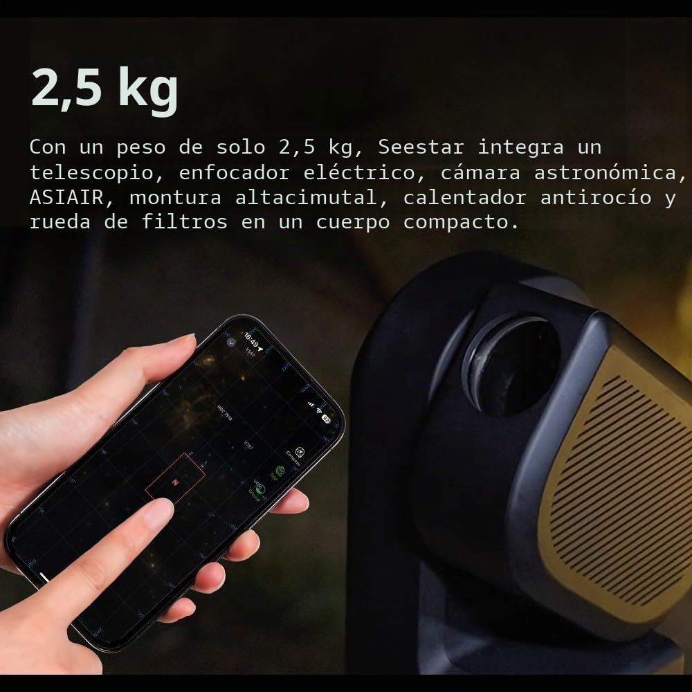 ZWO Smart Telescope Ap 50/250 Seestar S50