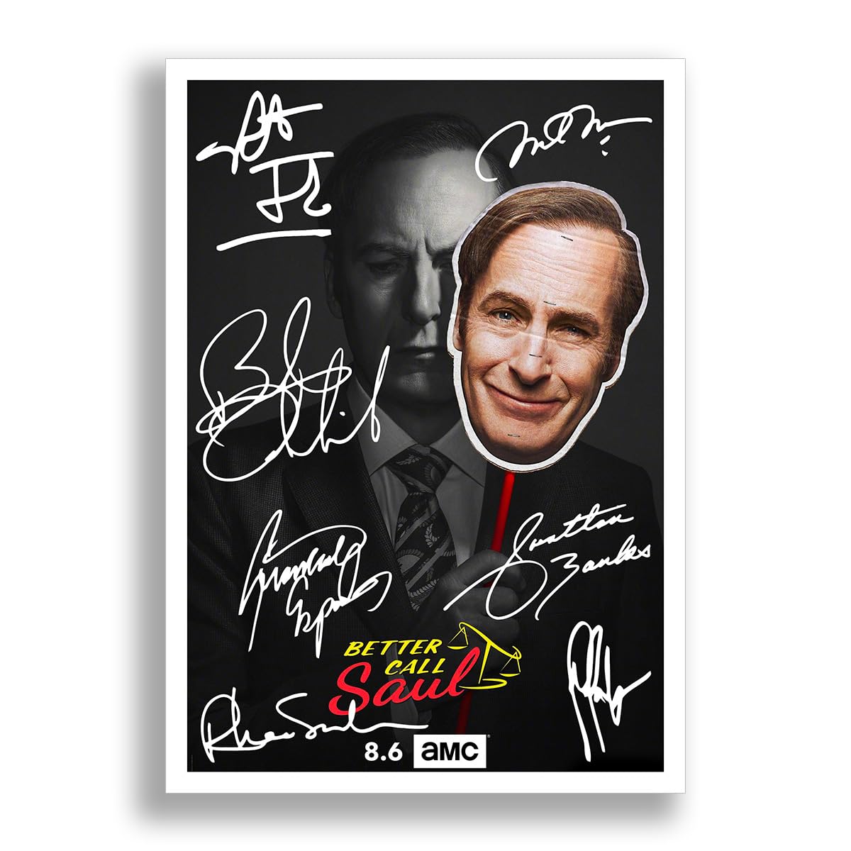 Memorabilia Black Better Call Saul Cast Signed Autograph Autographed A4 Poster Photo Print Photograph Picture Tv Show Series Season Framed Dvd Boxset Gift Breaking Bad (Poster Only)
