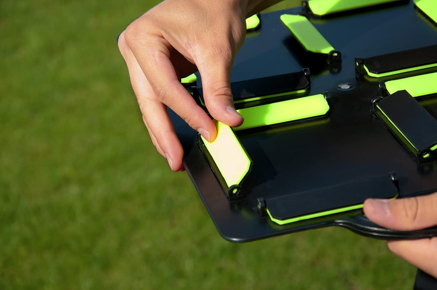 POWERSHOT Player Change Sign Football Player Design and can be seen from afar!