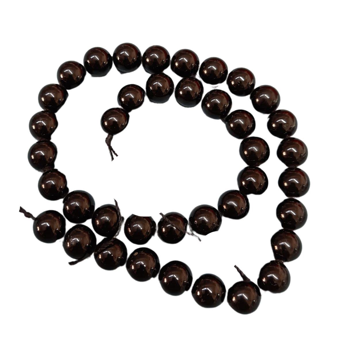 Natural Crystal - Stone/Beads/Gemstone 10mm Round Loose Beads in String for Making Necklace/Jewelry/Bracelet/Mala