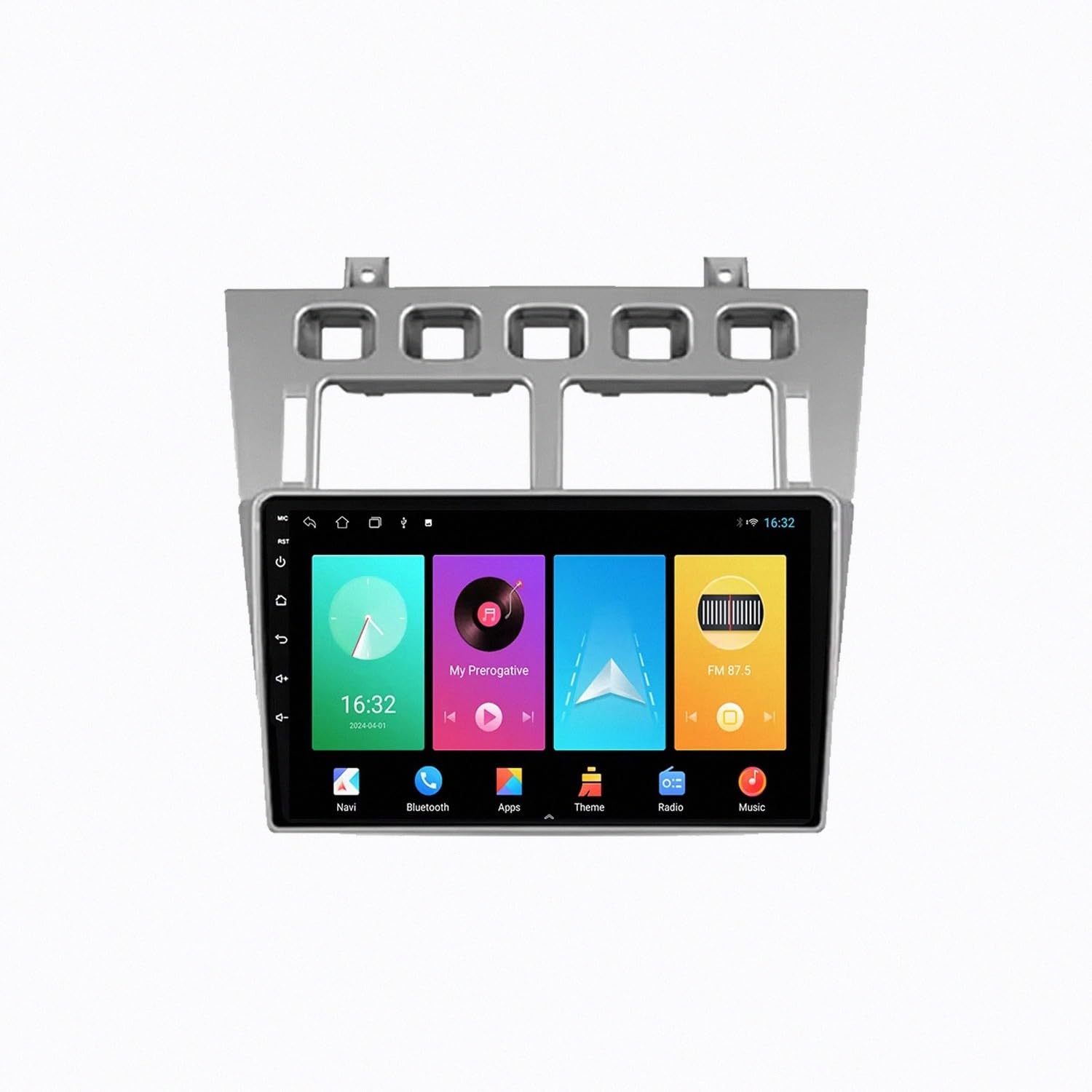 Car Multimedia Player dla Vortex Estina 2008-2012 9 Inch Android 15 Car Play Screen with Gps Swc Wifi Bt Fm Cooling Fan For, 8 Core 4G+64G