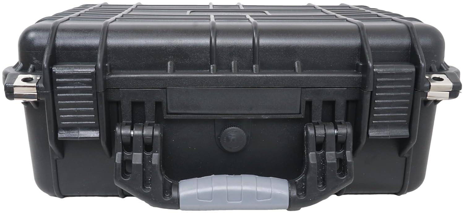 Case Club Custodia rigida per PS5 Slim – Custodia impermeabile con scomparto per cuffie e slot personalizzati per 1 gioco, supporto e 1-2 controller (Playstation 5 Slim)