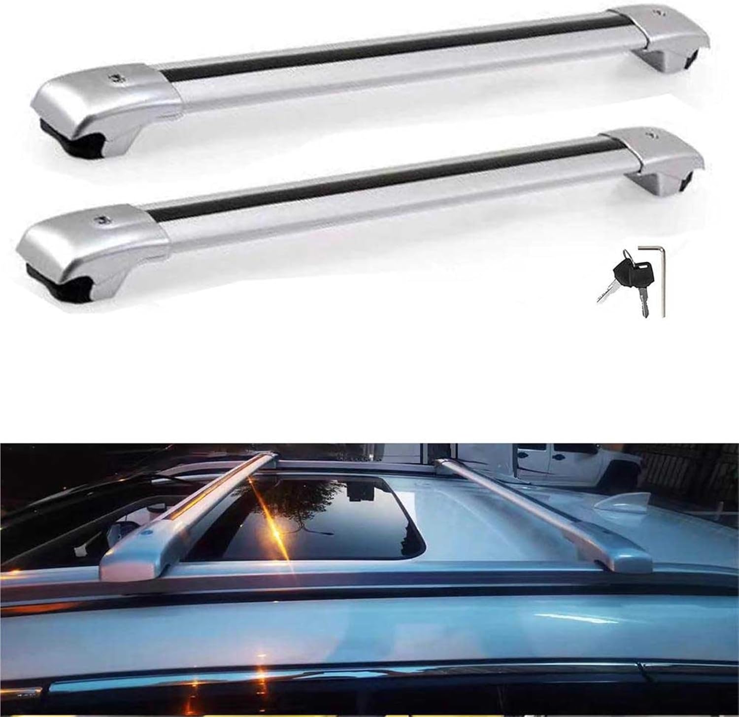 に適合するX7 に適合するG07 2018-2025用クロスバーアルミクロスバーSUVキャンプ、旅行、カーゴアクセサリー