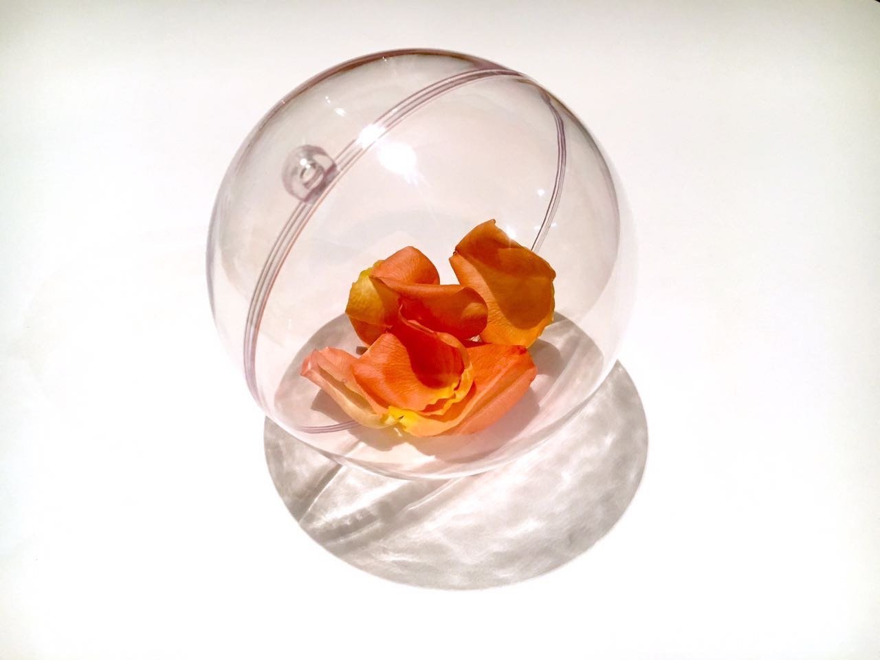 Crystal King, Sfere in acrilico, da 10 cm, sfere per fai da te in materiale acrilico trasparente, divisibili, trasparenti, palline in plastica acrilica, 10 pezzi