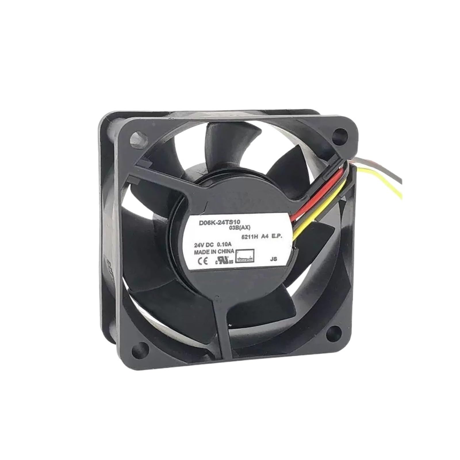 YLPWKMVZ Control D06K-24TS10 24VDC 0.10A 60X60X25mm Server Cooling Fan