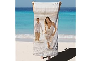 Personalized Custom Photo Beach Towel - Create Your Own Design