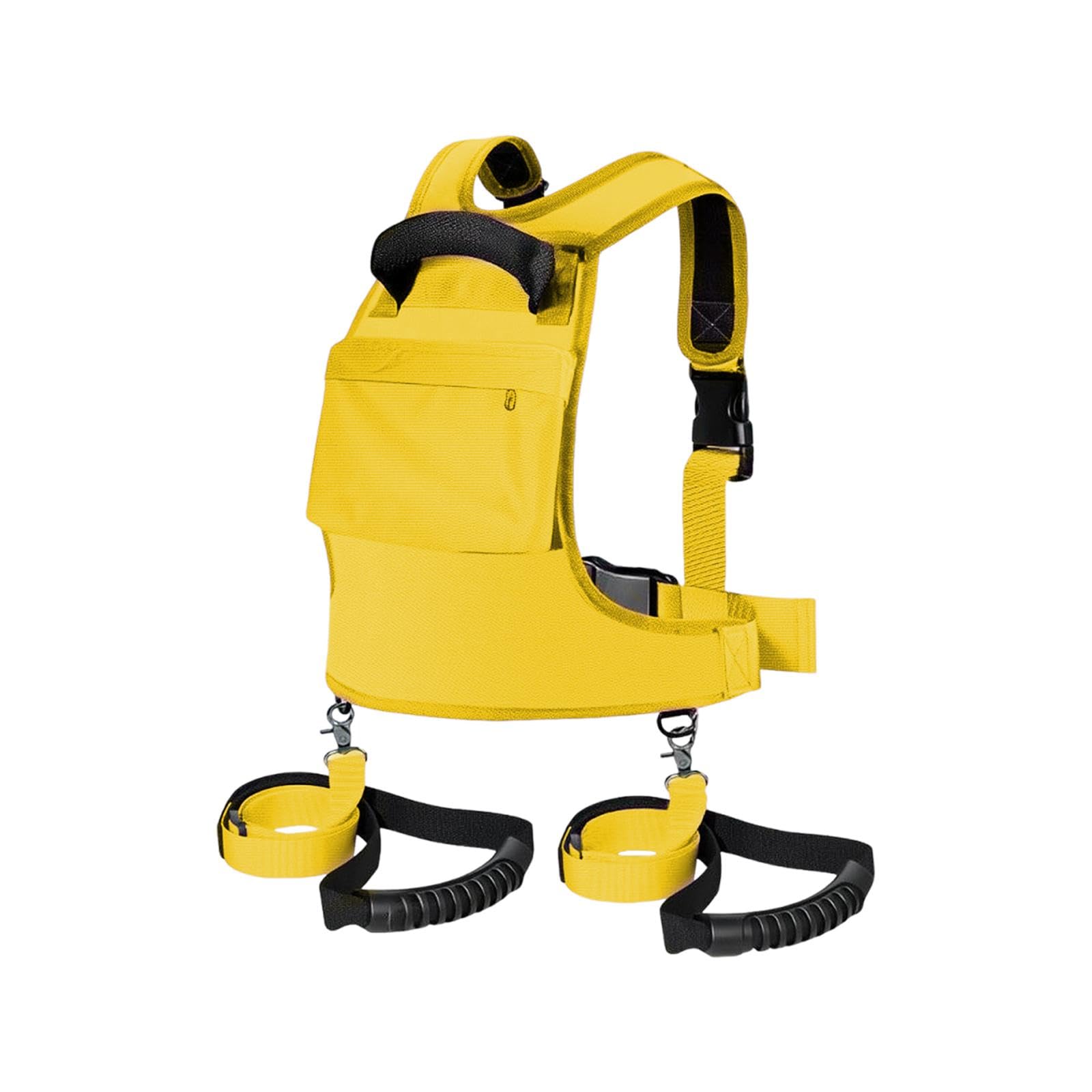 Harnais de Ski avec Poignée de Transport Légère, Sac à Dos et Laisse, Harnais pour Ski et Snowboard