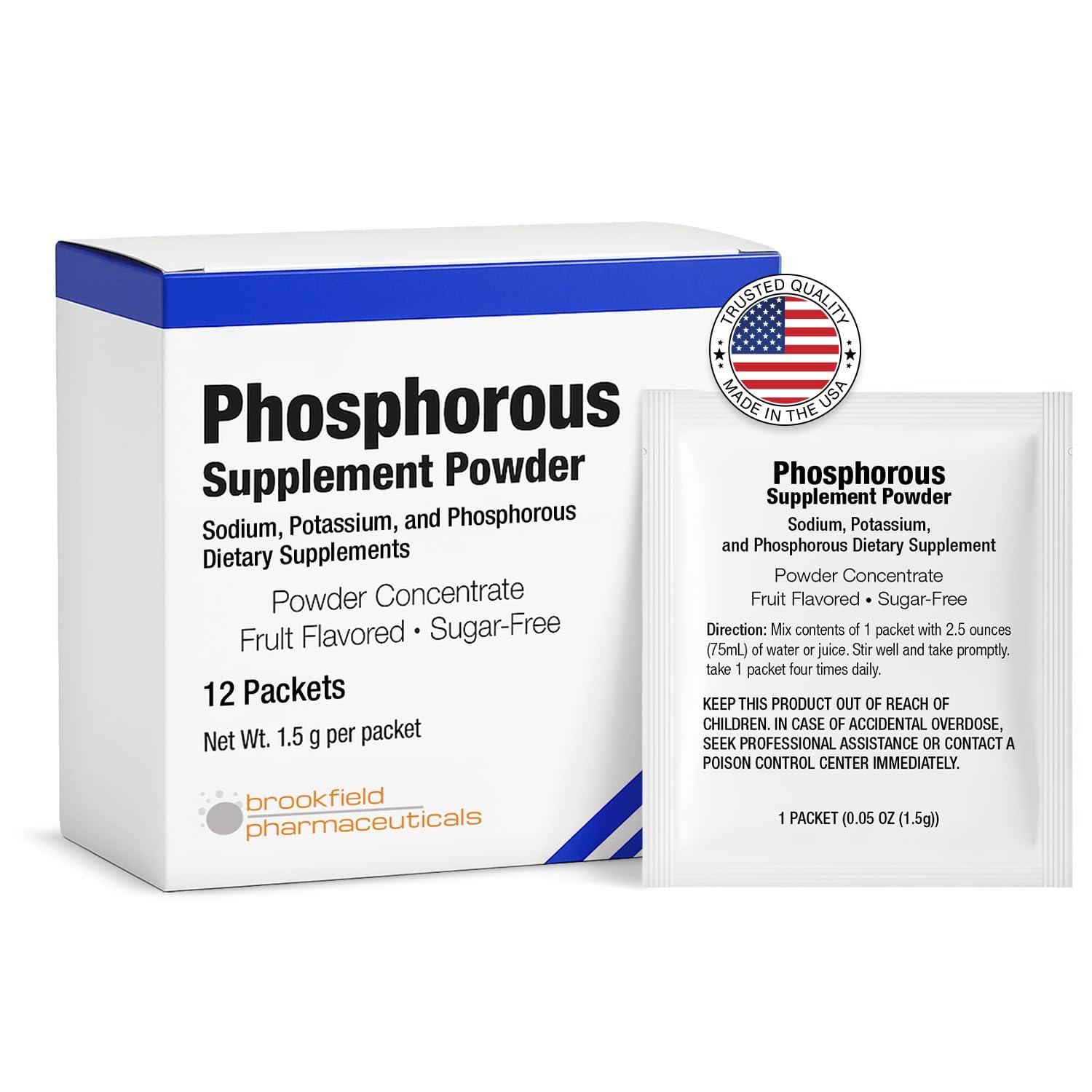 Phosphorus Supplements 12 Pack Electrolyte Mix 12 Count (Pack of 1)