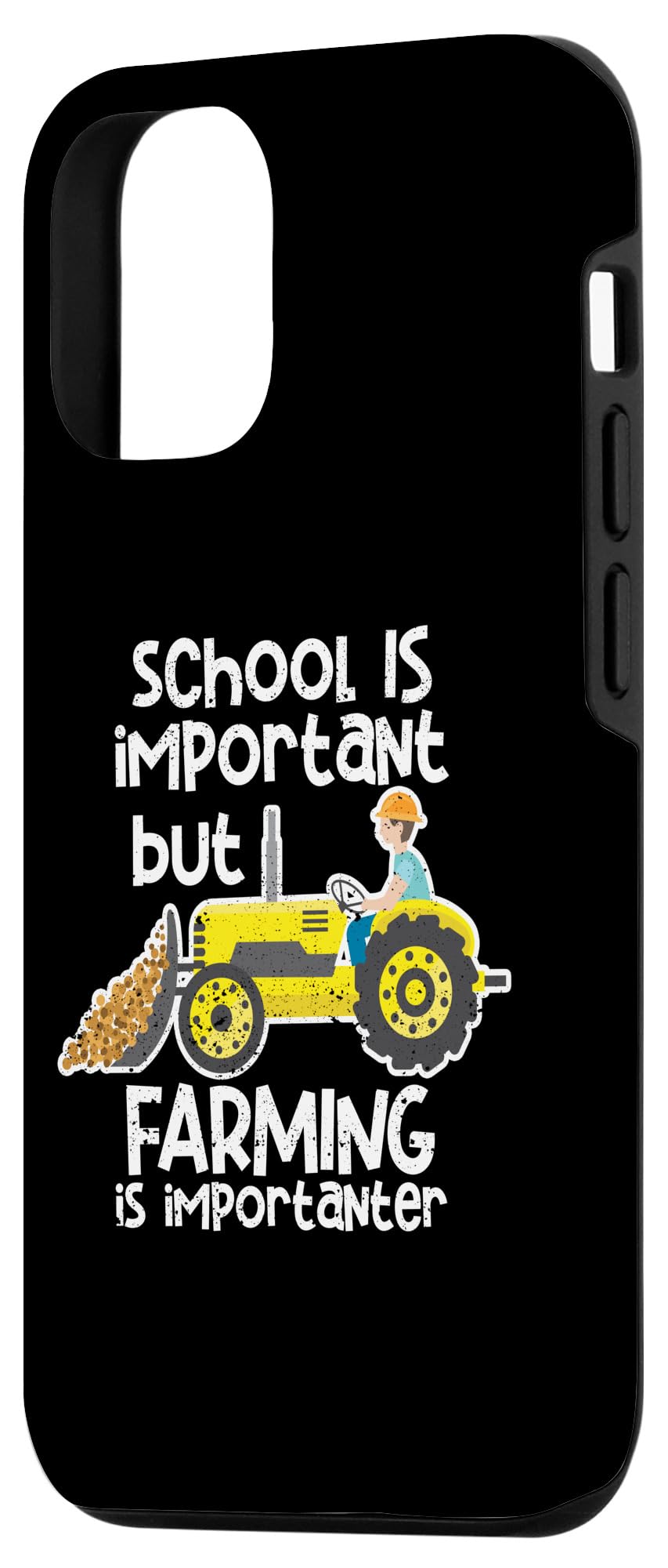 iPhone 15 School Is Important But Farming Is Importanter - Farmer Case - Image 2