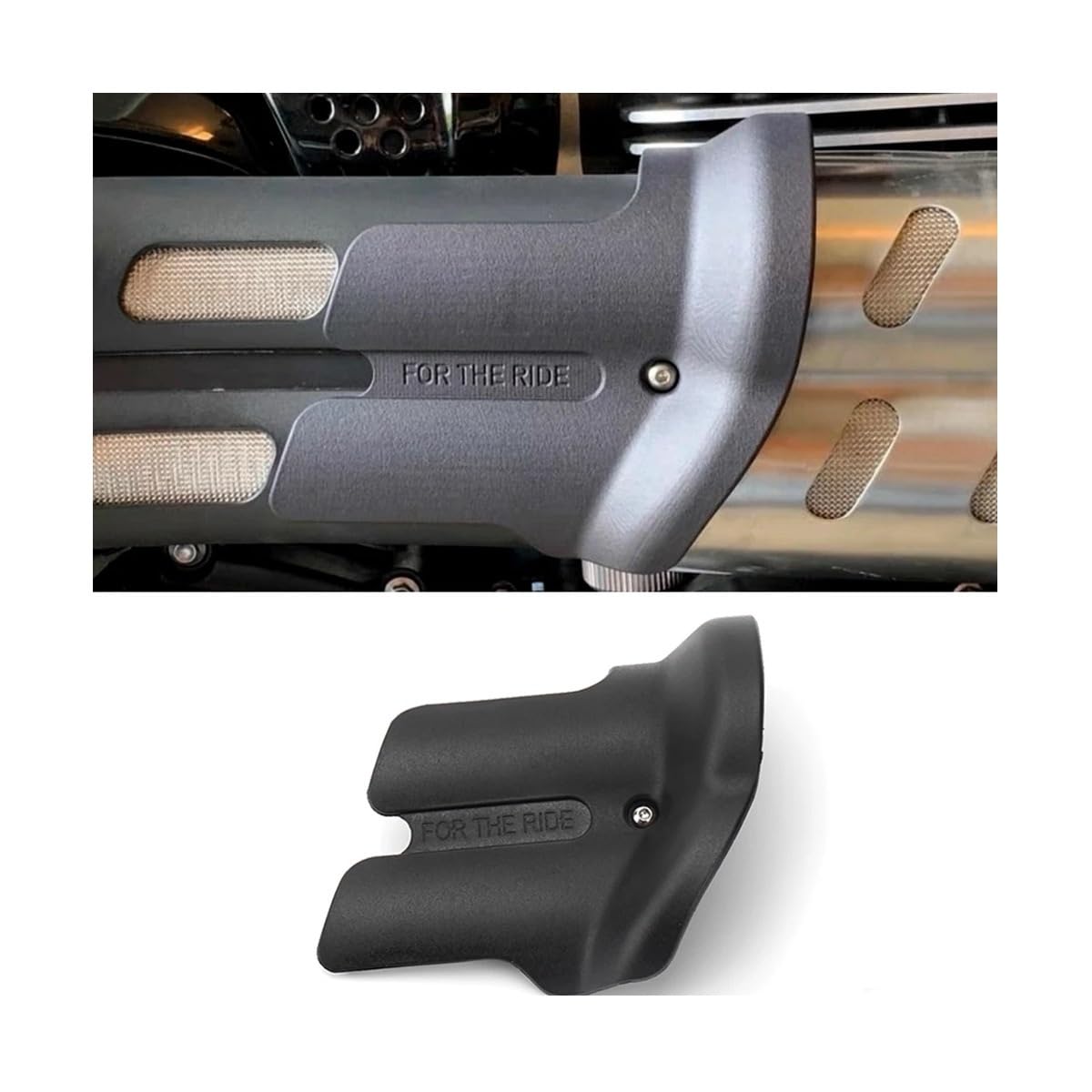 Couvercle De Protection Thermique pour Silencieux D'échappement Incurvé De Moto Accessoires pour pour Scrambler 1200 Protection Couverture