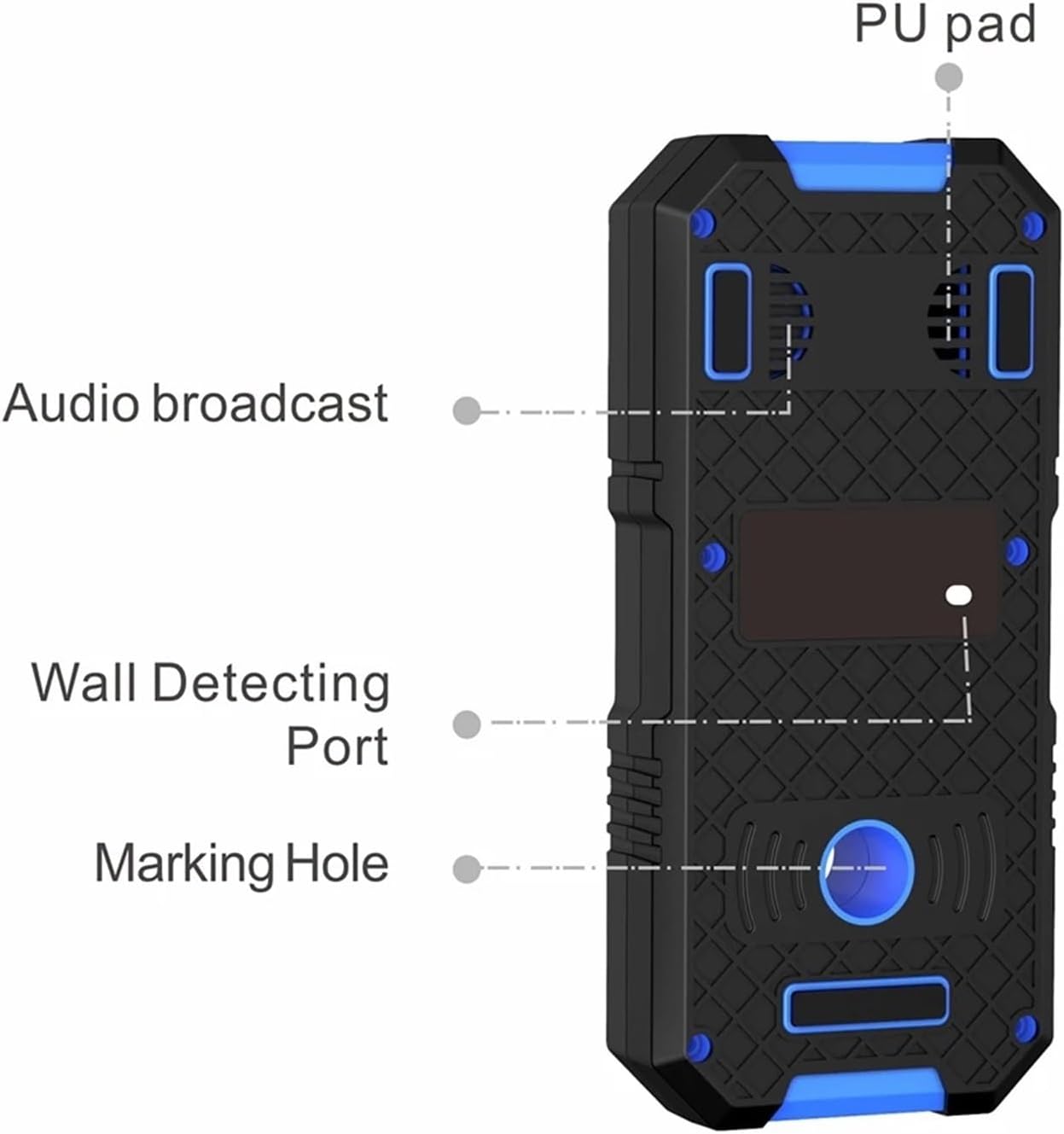 Stud Finder, Stud Finder Wall Scanner NF-518 Metal Detector Backlit Wood Stud Finder Cable Wires Depth Tracker Undeground Wall Scanner LCD HD Display