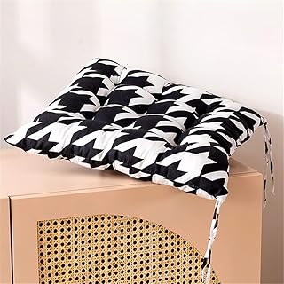 Morbuy Platz Stuhlkissen, 100% Baumwolle Dicke Polsterung Sitzkissen für Gartenstuhl, Küche oder Esszimmerstuhl - Bequeme ...