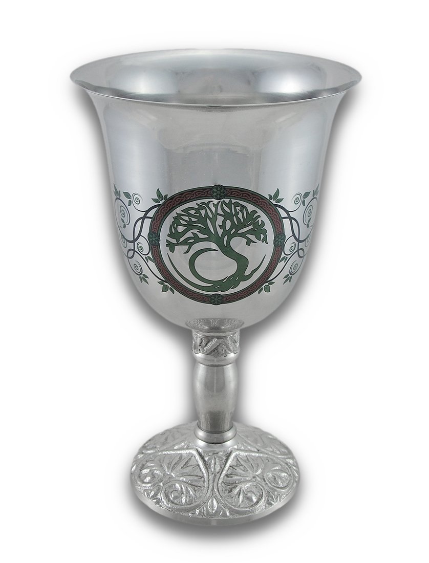 Chalice Stainless Steel W/print Tree of Life