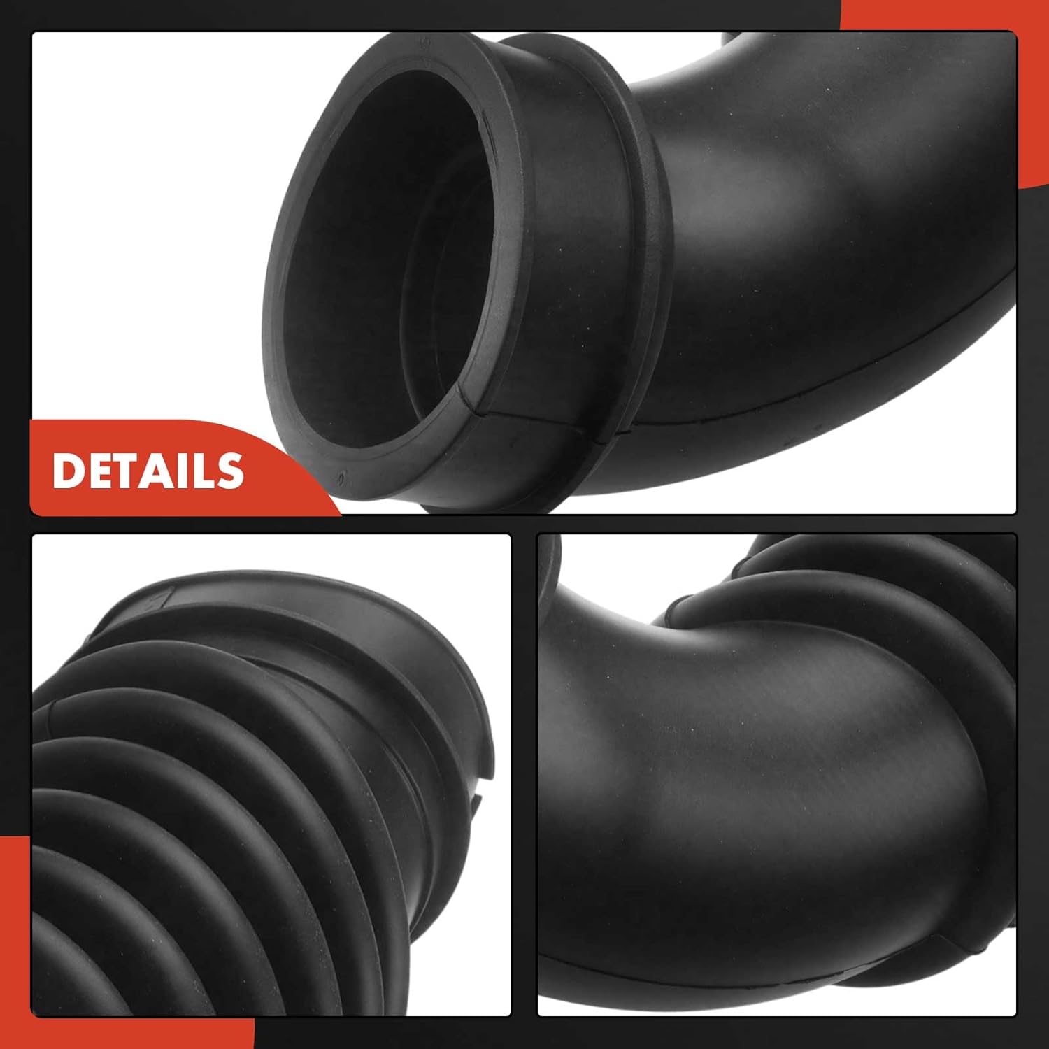 A-Premium Engine Air Intake Hose Tube [fits DOHC, 4Cyl 1.8L] Compatible with Toyota Corolla 1998 1999 2000 2001 2002, Air Cleaner To Engine, Replace# 178810D010, 17881-0D010