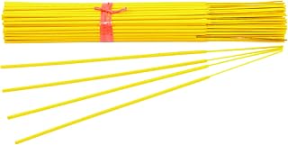 100 Unscented (Yellow) Incense Sticks 11 inch - 100% Natural Joss and Bamboo 11" Punk Blanks - for DIY Aromatherapy Incense Making.