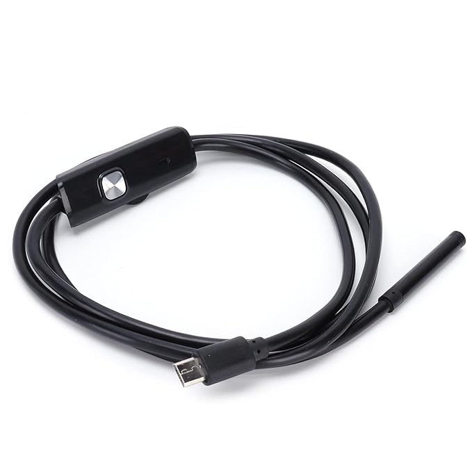 Inspection Camera, 70 Degrees Viewing 640x480 Resolution Endoscope Camera with Adapter Cable for Pipelines for Underwater Viewing for Construction Sites