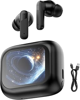 Translation Earbuds, Wireless Real Time Assist, 4x1.5cm, Language Translator Earphones, Ai Translation Earbuds, Noise Cancellation, for Travel, Study, Work, Business Trip