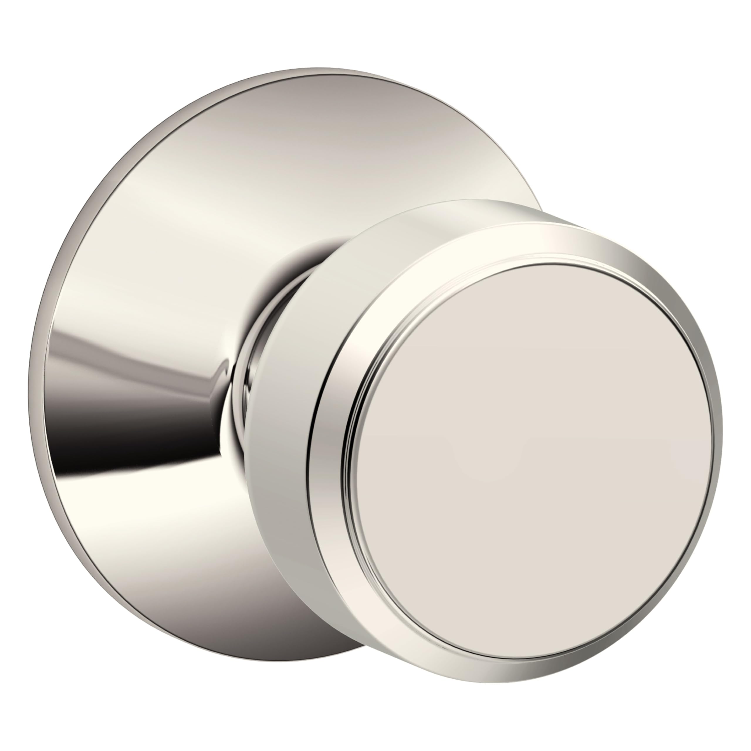 SCHLAGE Bowery Hall/Closet Passage Door Knob, Polished Nickel