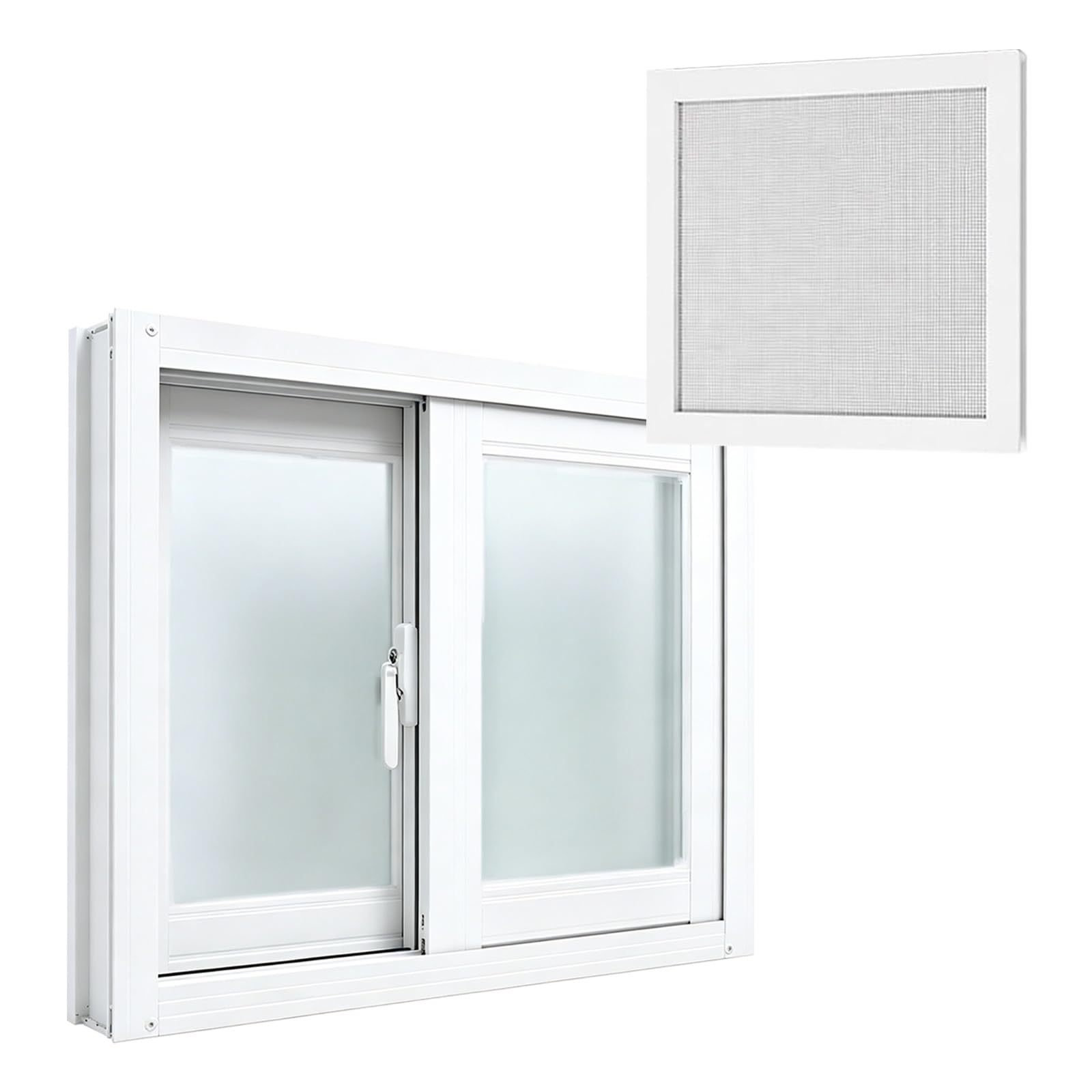 Ventanas corredizas de aluminio de 78x30cm para sotanos y casas moviles