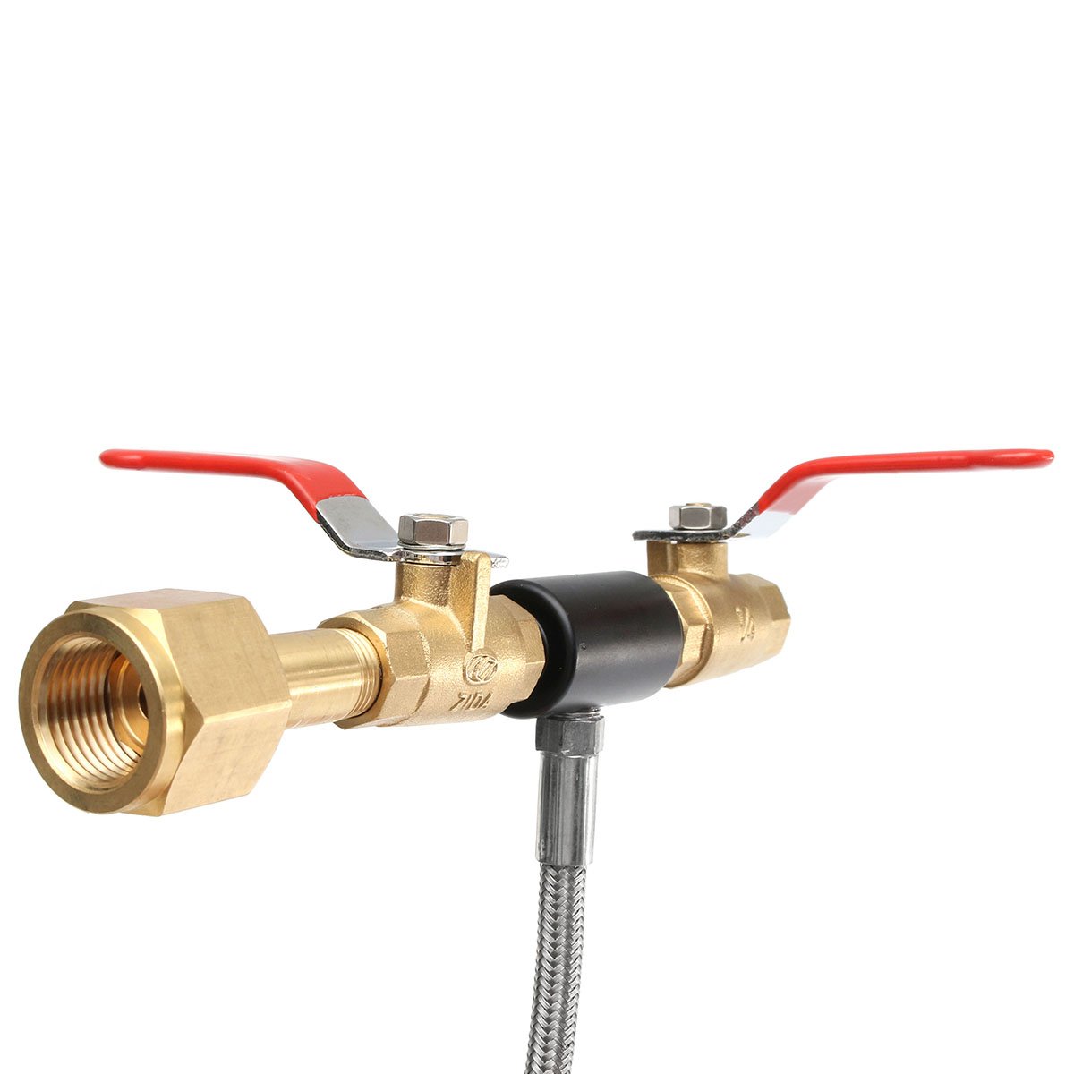 Station De Remplissage CO2 Pour Paintball - Double Valve à Levier, Tuyau 32" - SixFeetUnder