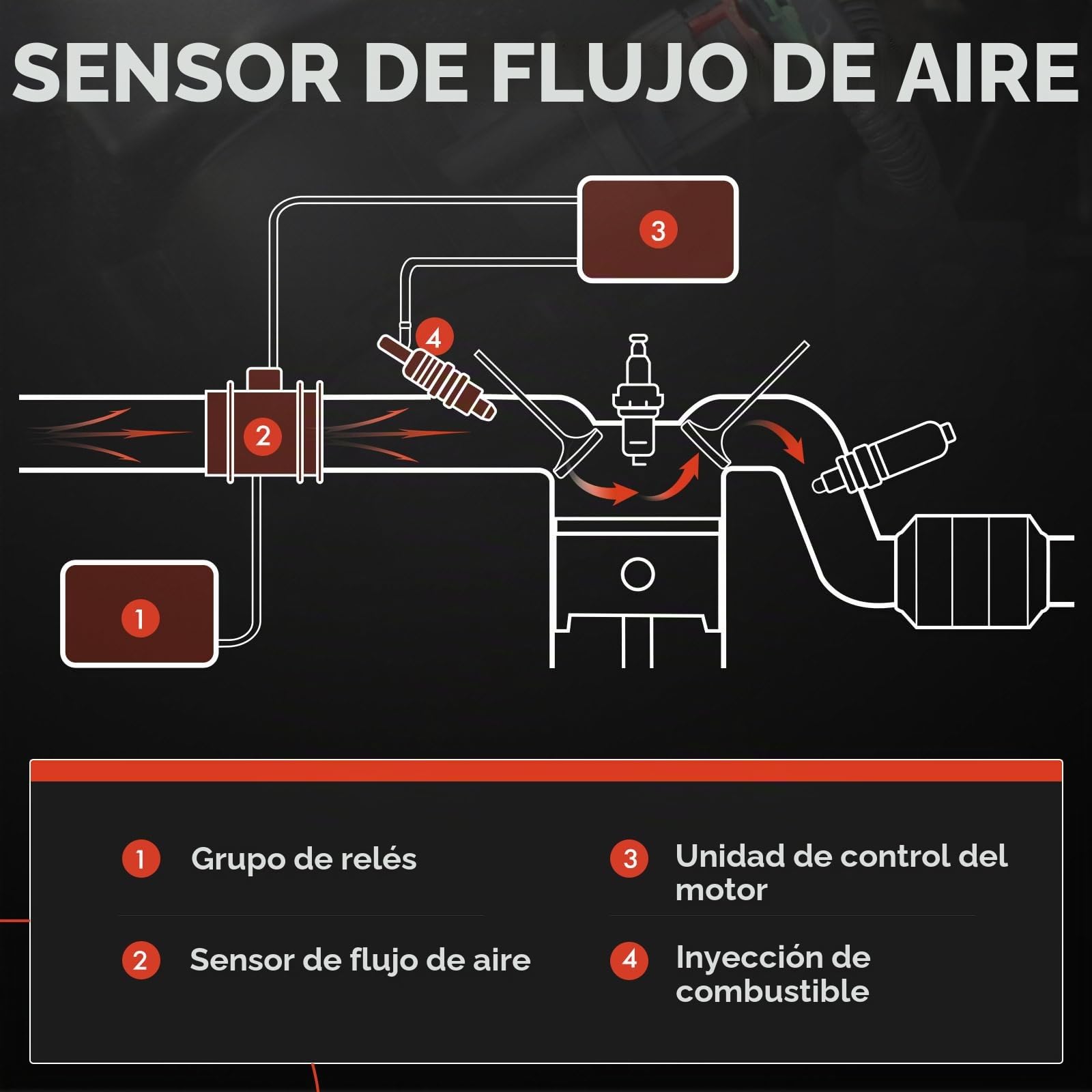 Frankberg Medidor de masa de aire de 70 mm 281642