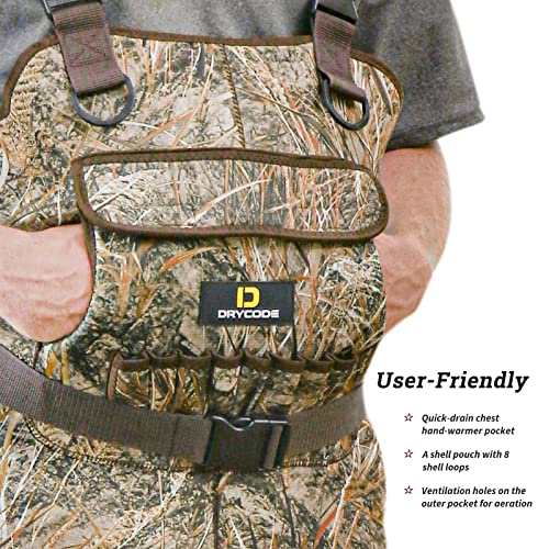 Drycode Chest Waders, Neoprene Waders For Men With 600G Boots, Waterproof Insulated Camo Duck Hunting Waders, Wader For Women #TOP2