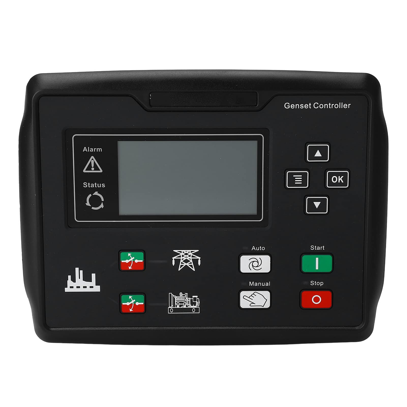 FTVOGUE LCD Panel Sterowania Generatora Diesla Kontroler Samostartu Generatora USB Wyświetlacz 132x64 15 do 360 V Proste Połączenie Automatyczny Start do Codziennej Pracy