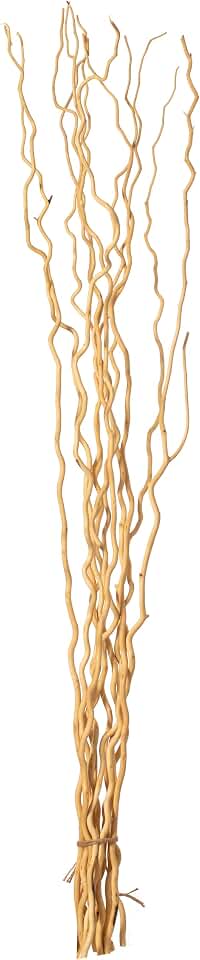 Uniquewise 12 pcs Natural Decorative Dry Branches Authentic Mulberry Sticks, Home Decoration and Wedding Craft 70 in, peeled white