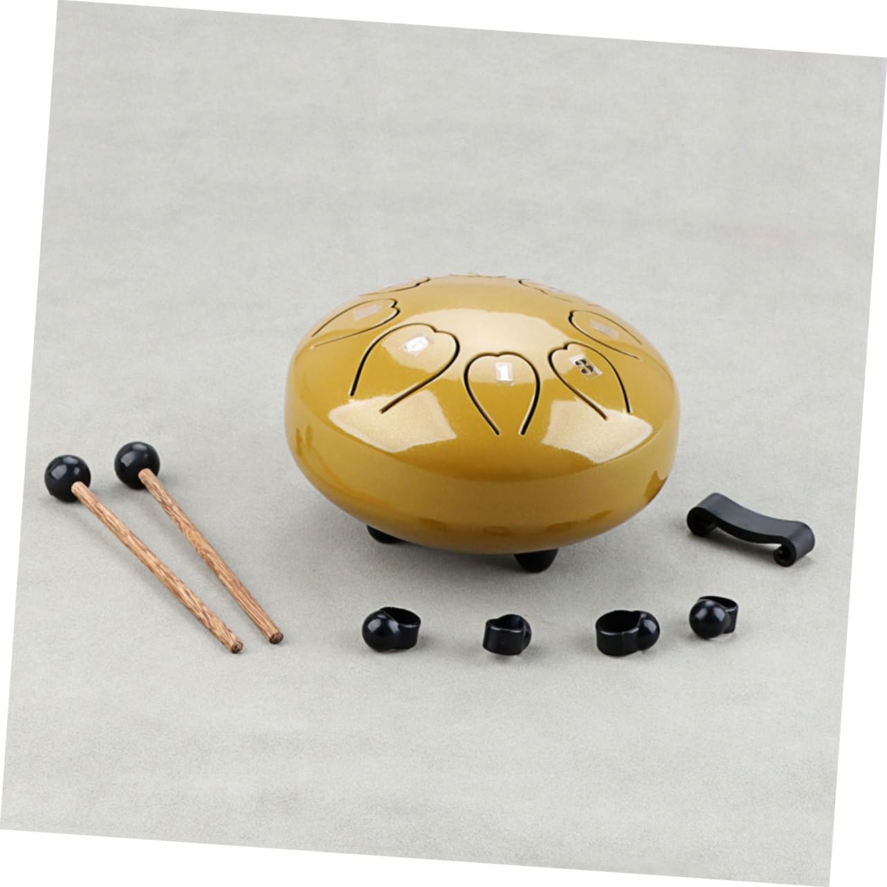 Hemobllo Hueco de Lengüeta Instrumento de Percusión de Mano Portátil de Lengua Etéreo para Principiantes de Lengüeta para Amantes Música