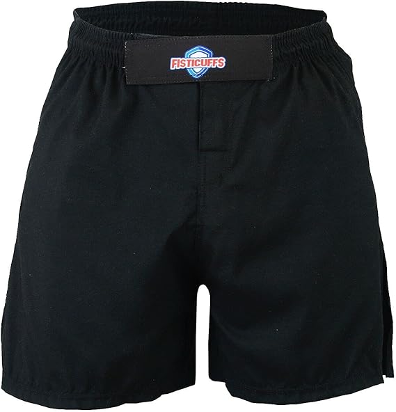 Fisticuffs MMA Shorts In Tarnfarbe Grau – Kurz, Leicht & Ideal Für Cage Fighting, Boxen, Training