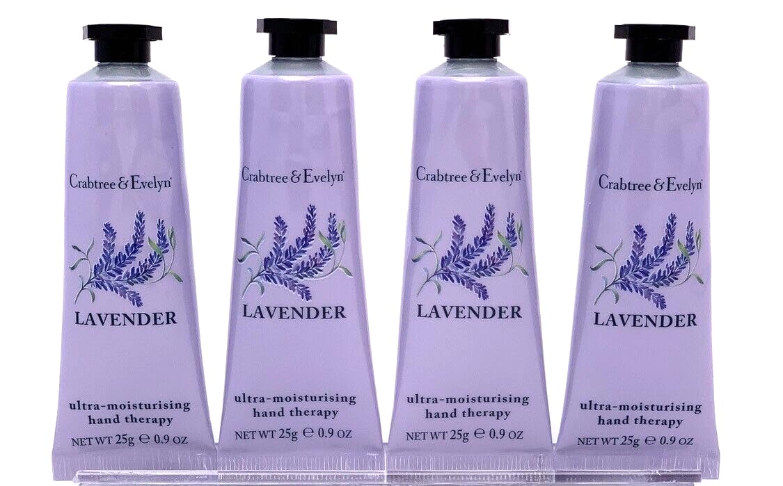 Crabtree & Evelyn Lavender Hand Therapy .9 oz Each, SET OF 4