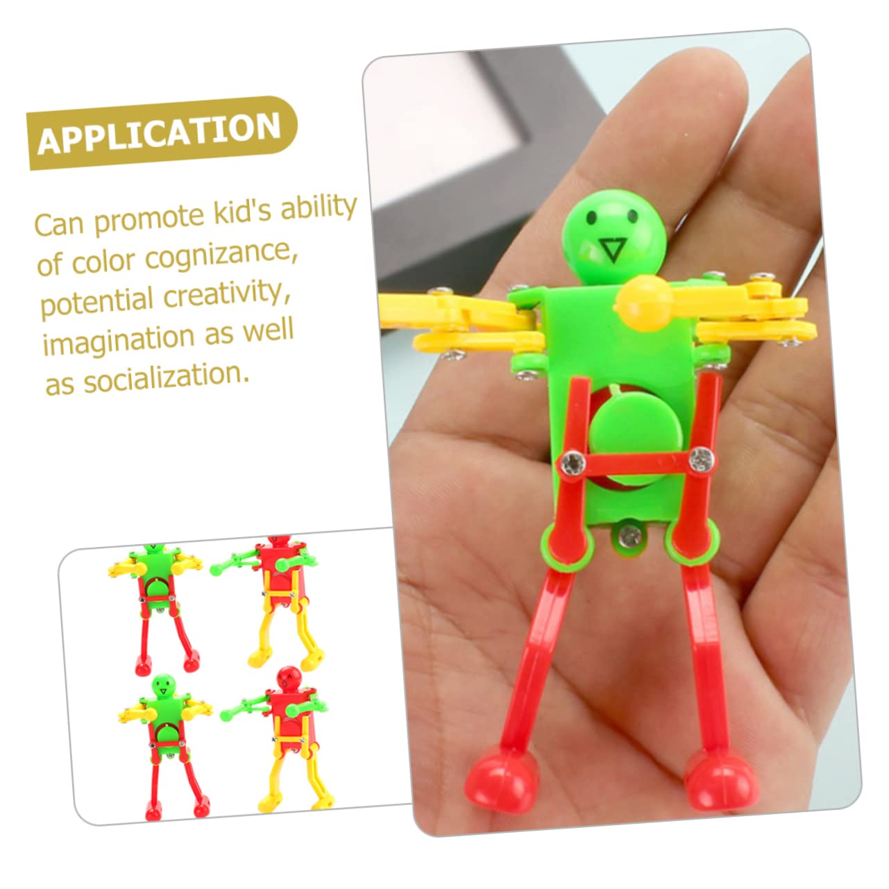 Set De 3 Robots De Cuerda – Juguetes Retro De Colores Llamativos, Perfectos Para Cumpleaños Y Pequeños Regalos