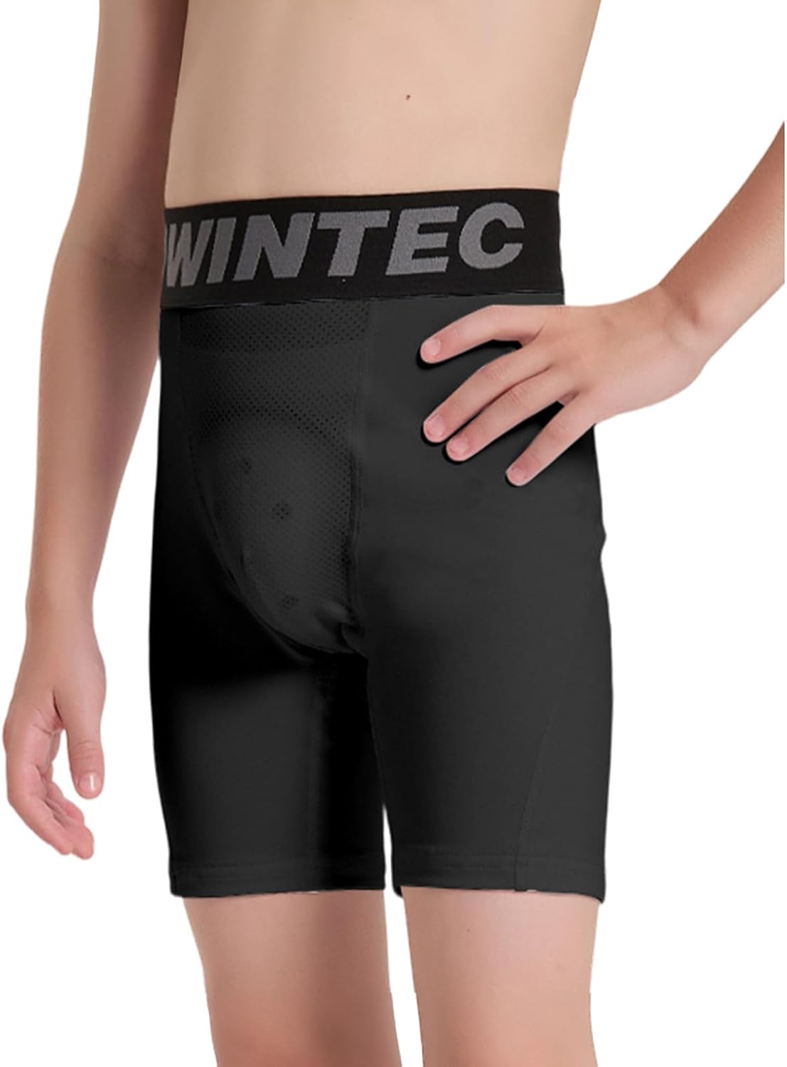 Youth Boys Compression Sliding Shorts with Cup Softball Athletic Underwear for Baseball Football Lacrosse Hockey - Image 8