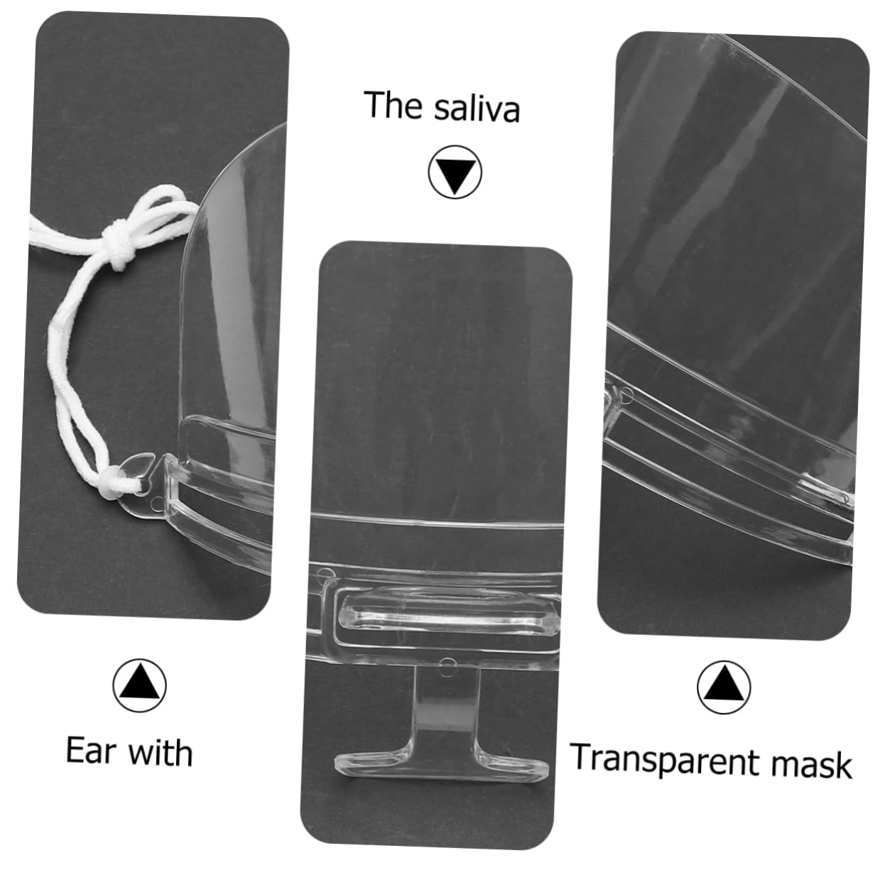 LIFKICH Long-lasting Anti-fog Catering Mask 10pcs Masks for Restaurant Hotel Kitchen