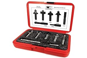 Whiteside 404 4-Piece Compact Router Bit Set 1/4 Shank