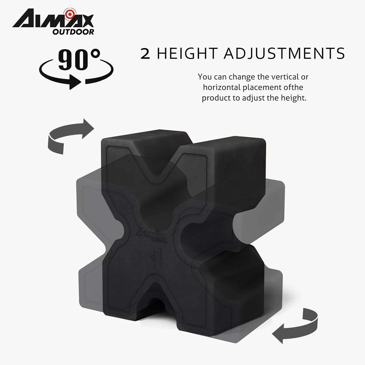 2 Pack Shooting Rest of Multiple Sizes, High Density Foams Rifle Rest, Precision-Enhancing Shooting Benches Portable Gun Block, Recoil Reduction, Resistant to Gun Oil