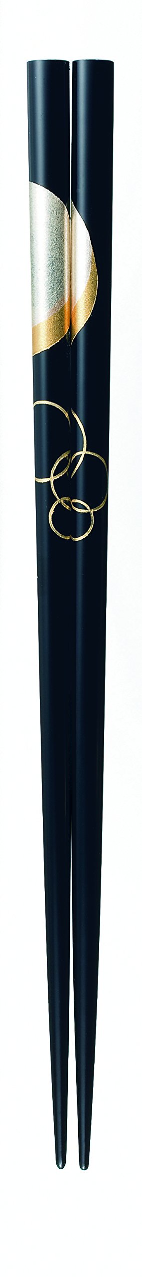 1 Pair Chopsticks Warajima Kaku Nayatsu Japanese Lacquer Natural Wood 8.9 inches (22.5 cm) : Home & Kitchen