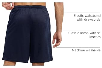 Champion Men's Shorts, Men's Mesh Gym Shorts, Lightweight Athletic Shorts (Reg. Or Big & Tall)