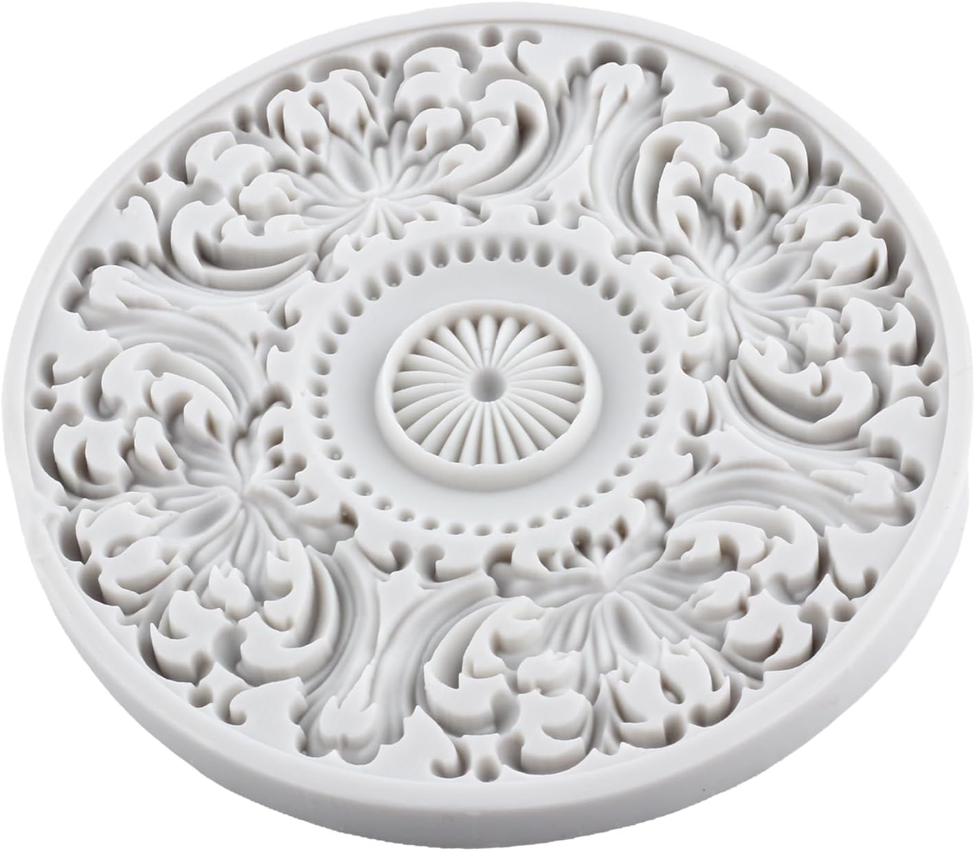 Baroque Scroll Relief Polymer Clay Molds Baroque Silicone Mold