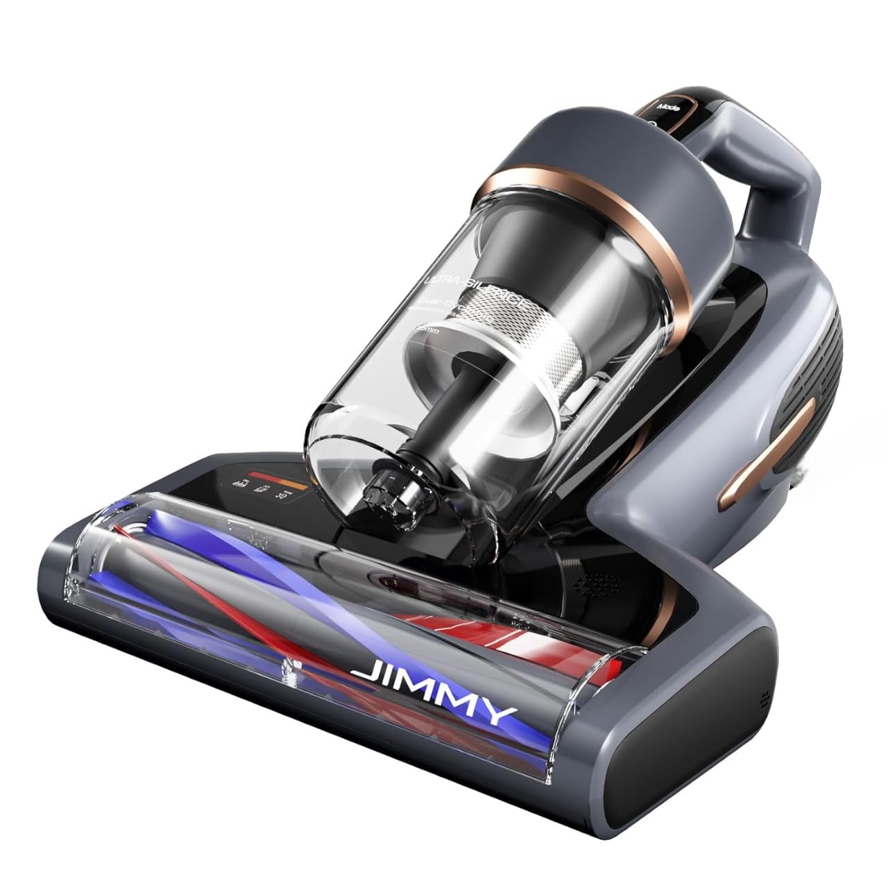 Jimmy BX7 Pro Max Aspiratore per acari 700 W, con luce UV-C, vento caldo da 65 ℃ e riscaldamento a grafo, sensore di polvere, funzione ioni negativi, schermo LED, Pulitore per Materassi Letto