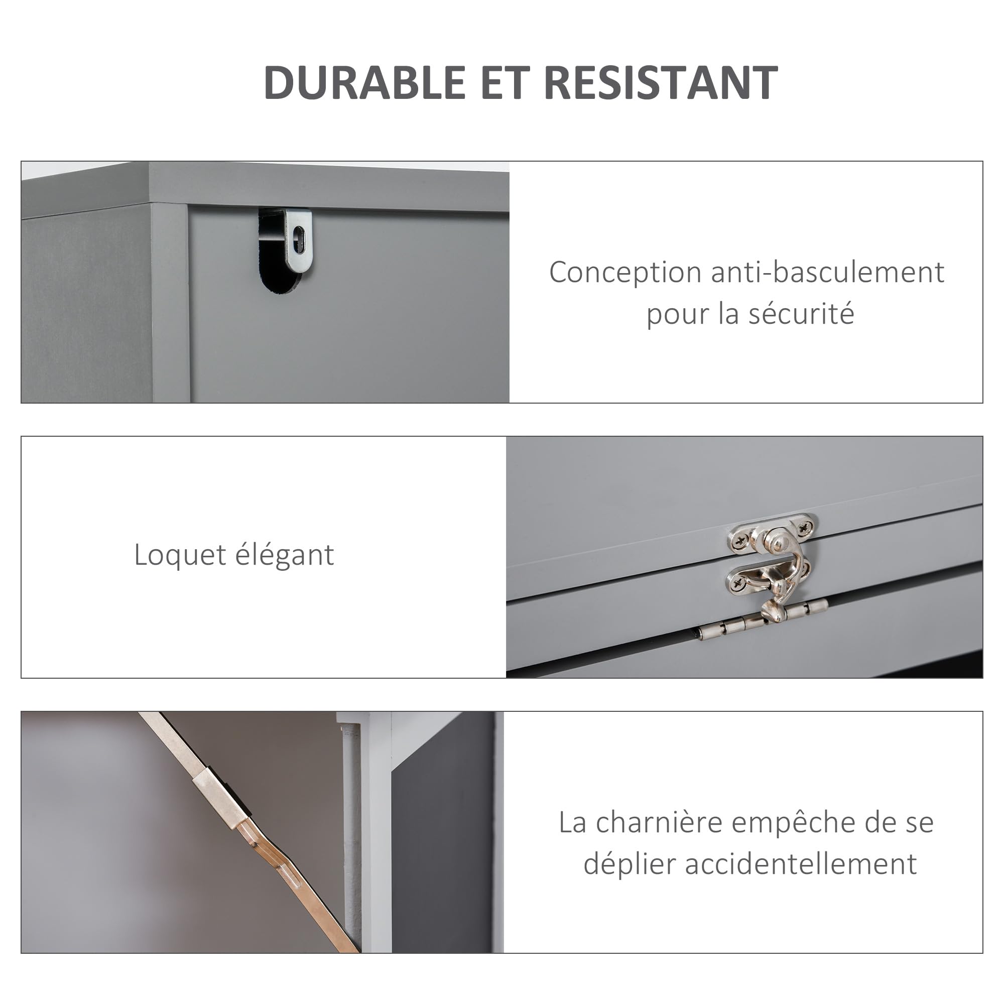 HOMCOM Escritorio Plegable para Ordenador, Escritorio con almacenaje, Mesa de Pared Plegable con librería, estación de Trabajo, Pizarra y Estante Ajustable, Gris Oscuro | Plegable, estación de trabajo, mesa negra, 9 compartimentos abiertos, estante ajusta