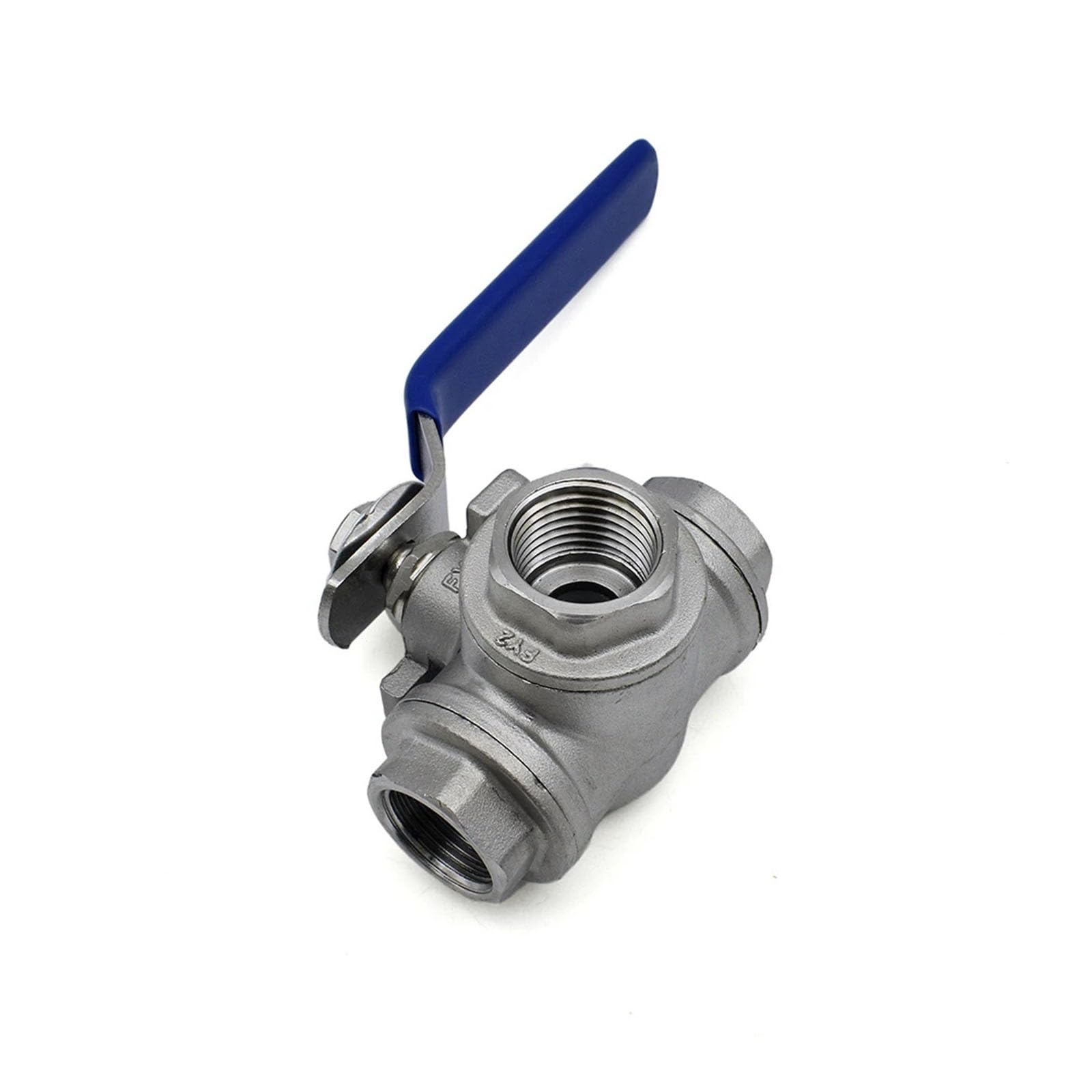 1/10.2 cm- 5.1 cm SS304 316 stal nierdzewna BSP żeński zawór kulowy T/L typ 3-drożny pełny port woda olej powietrze gaz DN15/20/25 przełącznik (1/5.1 cm, typ L, SUS316)