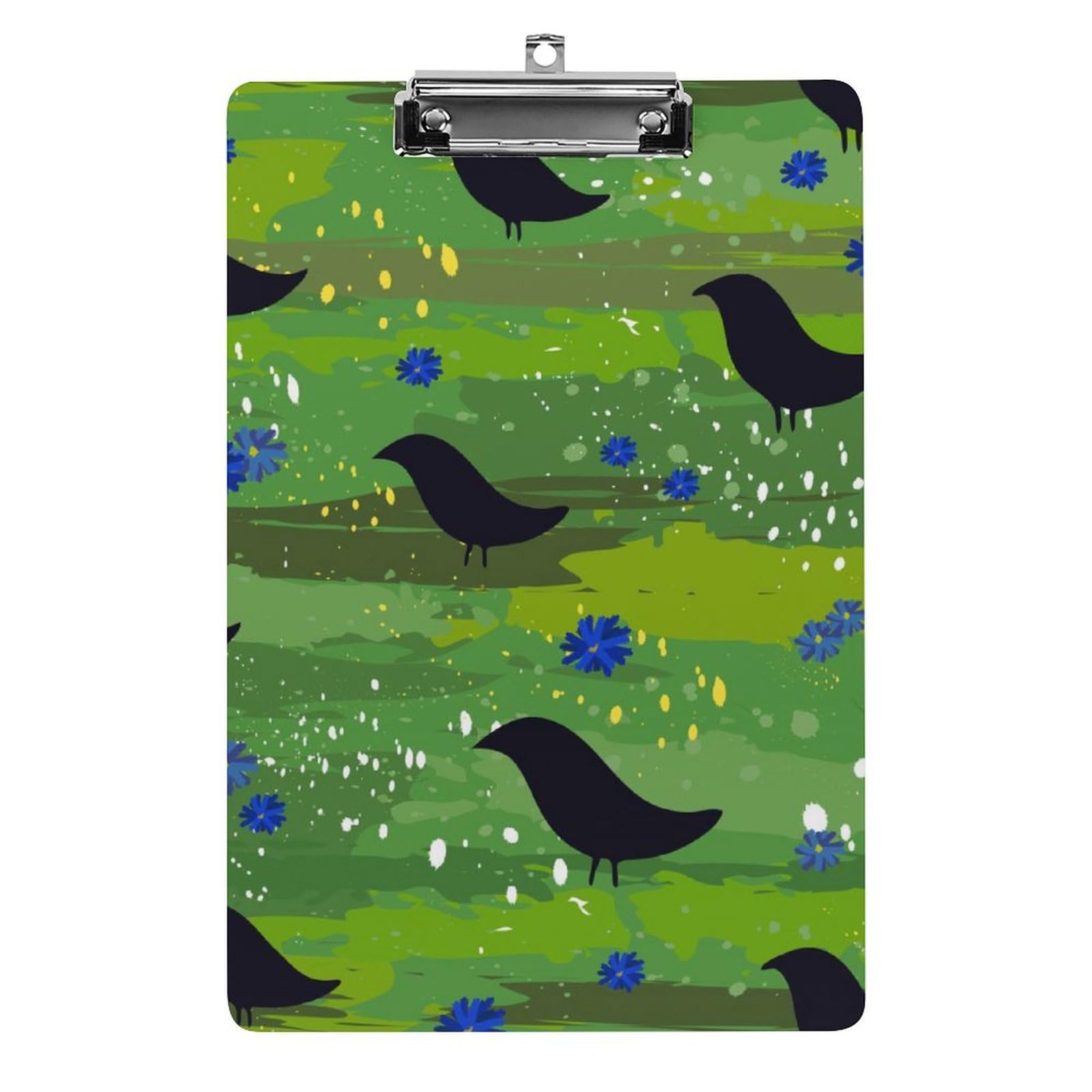 Planchette à pince porte bloc format A4 jolis oiseaux - 8