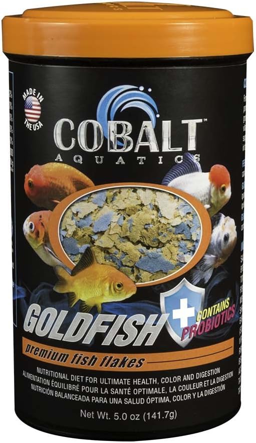 Cobalt AquaticsGoldfish Color Flakes 5oz., White/Black (22002N)